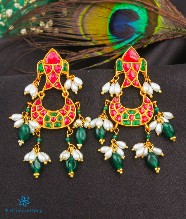 Karatcart Light Blue Drops Kundan Chandbali Earrings for Women: Buy Online  at Best Price in UAE - Amazon.ae